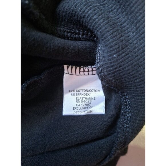 Banana Republic Zip UpSweatshirt  Jacket L Black Street Style Casual Layering - Picture 4 of 7